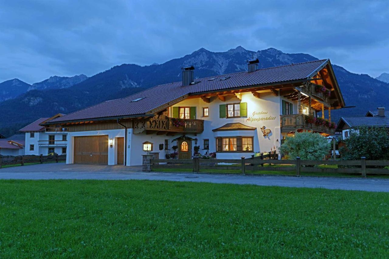 Gaestehaus Alpenparadies Krün Exteriér fotografie